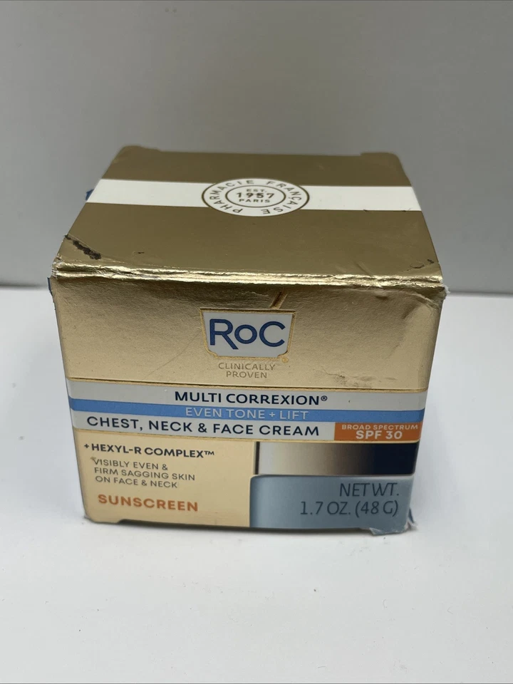 ROC Multi Correxion®, tono uniforme + lifting, pecho, cuello y crema facial FPS 30, 1,7 oz Foto 1 de 1