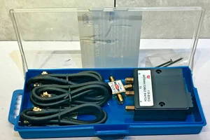 TUSA S-805G Antenna Cable Coaxial A/B Switch Box w Splitter & Gold Tip Cables - Picture 1 of 9