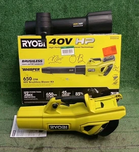 New RYOBI RY404014K 40V Brushless Whisper Series 650CFM Leaf Blower - TOOL ONLY - Picture 1 of 13