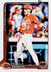 2025 TOPPS SERIES 2 #525 TJ FRIEDL CINCINNATI REDS - Picture 1 of 2