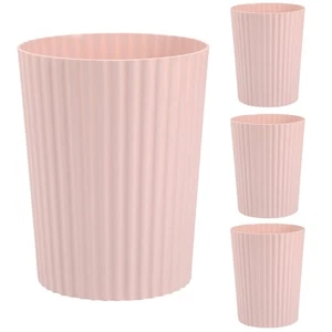Small Trash Can Plastic Wastebasket Round Garbage Container Bin for Bathroom,... - Picture 1 of 4