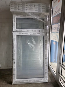 Drutex Iglo 5 Classic Dreh- Kippfenster mit Rolladen u. Oberlicht (Ans : links) - Bild 1 von 1