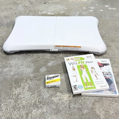 Wii Balance Board RVL-021 + Wii Fit Plus & Transformers Games Tested Works - Image 1 of 4