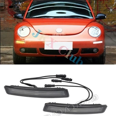 2Pcs LED Daytime Running Light DRL Turn Single For Volkswagen Beetle 2006-2010 - Image 1 of 4