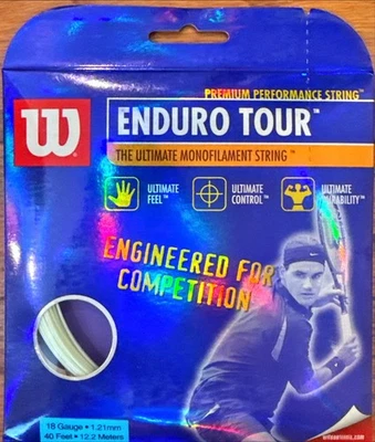 Cuerda de tenis Wilson Enduro Tour - calibre 18 Foto 1 de 2