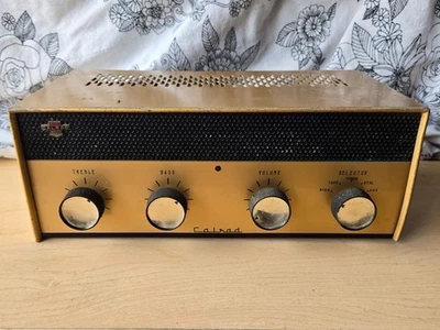 Amplificador de tubo vintage Calrad AP-15 15 vatios - sin probar - para piezas o reparación Foto 1 de 4