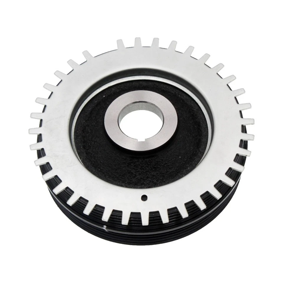 For Mazda 626 1996-2002 Harmonic Balancer | Black | Serpentine Drive Belt Type - Image 1 of 4