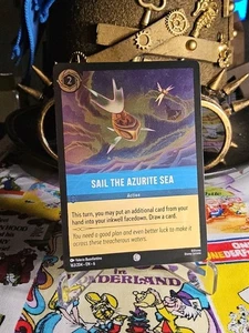 2024 Disney Lorcana Mare Azzurro Foil Vela Mare Azzurro 163 - Foto 1 di 3