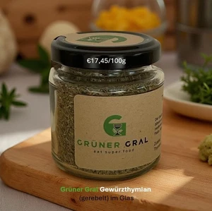 Grüner Gral Gewürz-Thymian (gerebelt) im Glas - Bild 1 von 1
