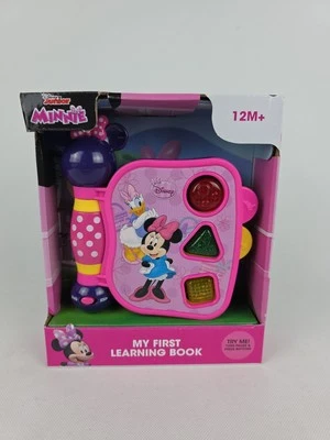 Disney Minnie Mouse Meu Primeiro Livro de Aprendizagem Visão Som 12M+ Presente Inglês Espanhol - Imagem 1 de 4