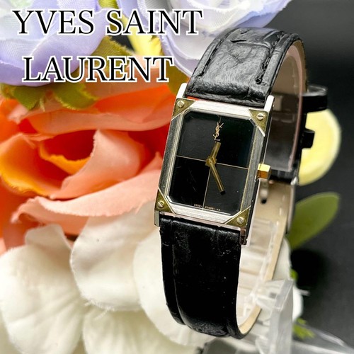 SAINT LAURENT (YSL) Orologio Yves Saint Laurent YSL Quarzo Quadrante Nero Donna Batteria