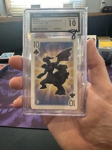 Pokemon Playing Poker Card (2016) Zekrom All Star Deck CGC 10 Low Pop - Bild 1 von 2