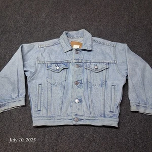 VTG GAP Denim Jacket Youth Size Small Trucker Style - Picture 1 of 8