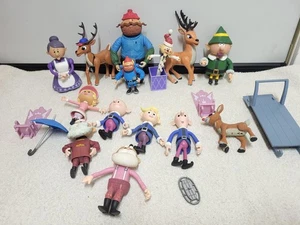 Vintage Rudolph das Rentier mit der roten Nase Figuren Island of Misfit Toys Lot 14 - Bild 1 von 19