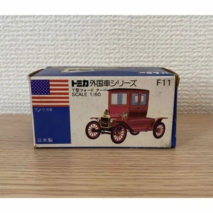 Tomica T-Type Ford Coupe Foreign Car Series - Vintage, Box Damage, Japan - Picture 1 of 4