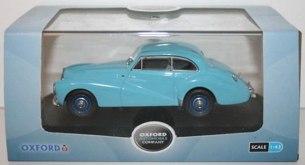 Oxford Diecast 1/43 Scale Metal Model - HT003 - Healey Tickford - Pale Blue - Image 1 of 2