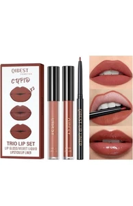 MAEPEOR All In One Lip Kit 3 in 1 Smooth Lipliner Lipgloss und Lippenstift Set mit - Bild 1 von 5