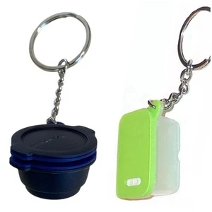 Tupperware Smidget Mini Nevera Inteligente LimeAid Verde e Inteligente Vapor Llaveros NUEVO - Imagen 1 de 10