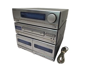 Onkyo R-05 Amplifier C-05 CD Player K-05W Tape Deck Bundle TESTED - Picture 1 of 4