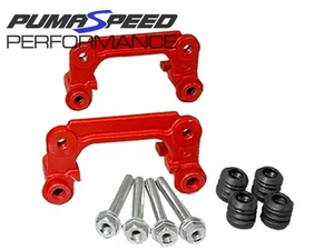Ford Focus ST170 Fiesta ST150 / ST180 280mm Rear Brake Caliper Carriers - RED - Picture 1 of 1