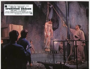 JOHN SAXON BRUCE LEE OPERATION DRAGON 1973 VINTAGE LOBBY CARD #3 - Picture 1 of 1