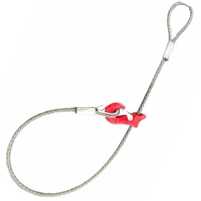 Chokerseil Forstseil hochverdichtet Anschlagseil Seilgleithaken Zugseil 10-14mm - Bild 1 von 3