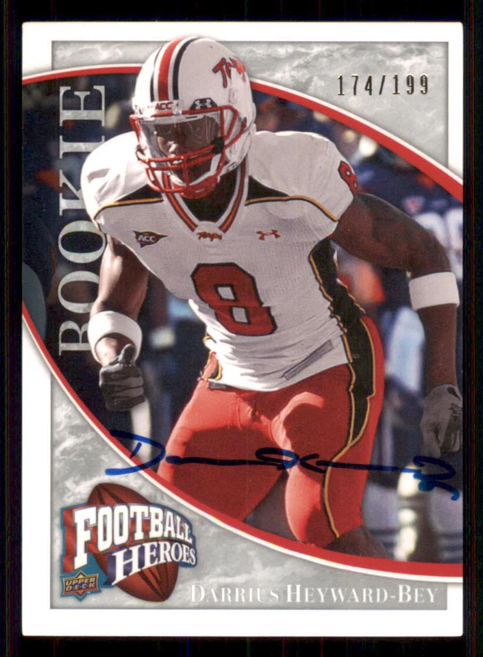 2009 Upper Deck Heroes AUTO Silver #133 Darrius Heyward-Bey /199 - Image 1 of 2