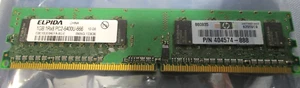 Elpida 1GB 240-Pin PC2-6400U DDR2-800Mhz Non-ECC SDRAM Memory EBE10UE8AEFA-8G-E - Picture 1 of 2