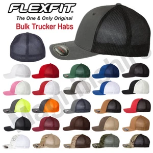 Original Flexfit Trucker Hat Clásico 6511 Venta al por mayor Lote a granel Gorra de béisbol lisa - Imagen 1 de 38