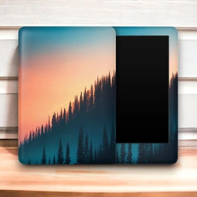 Forest Silhouette Amazon Kindle Skin | Kindle Skin Vinyl Wrap - All Kindle Model - Image 1 of 4