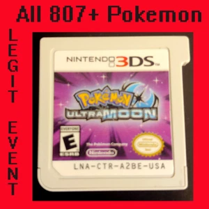 Pokemon Ultra Moon Loaded With All 807 + 100+ Legit Event Pokemon Unlocked - Picture 1 of 1