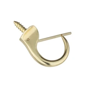 Neu 4 x Sicherheitsbecherhaken vermessingt 22 mm - Onestopdiy - HD - Bild 1 von 1