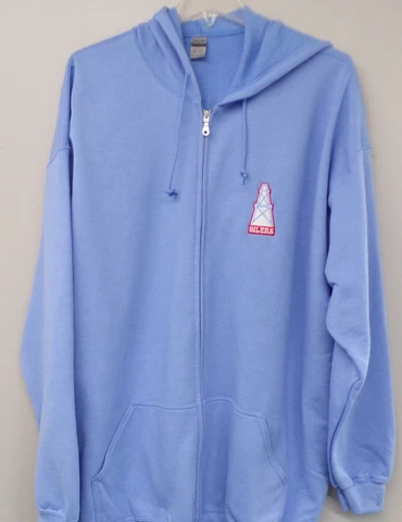 NFL AFL Houston Oilers Oil Rig Full Zip Hooded Sweatshirt S-5XL, LT-4XLT  New Cover