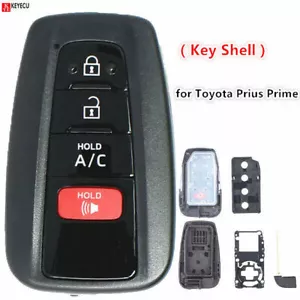 Smart Remote Key Shell Case Fob for Toyota Prius Prime 2017 2018 2019 2020 2021 - Picture 1 of 2