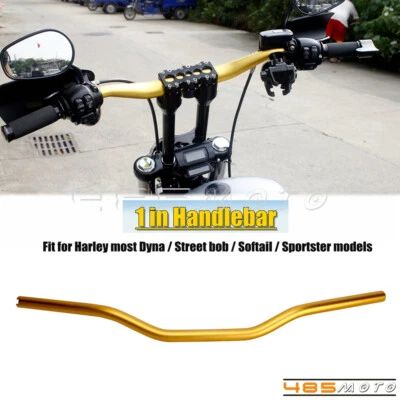 Club Style 1" Handlebar Drag Bar For Harley Dyna Softail Street Bob Low Rider ST - Image 1 of 4