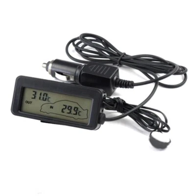 Car Thermometer InsideOutside Monitor Temperature In and Out of Your Vehicle - Image 1 of 3