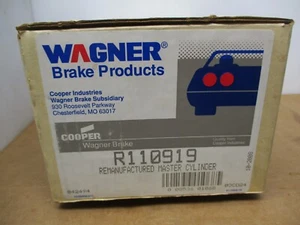Wagner Brake Master Cylinder R110919 Remanufactured - Picture 1 of 6