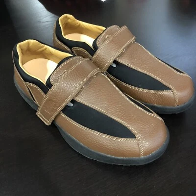 Zapatos Dr.Comfort Diabéticos Douglas Cuero Marrón Castaño 6620 Para Hombre’s 11 XW ANCHO Foto 1 de 4