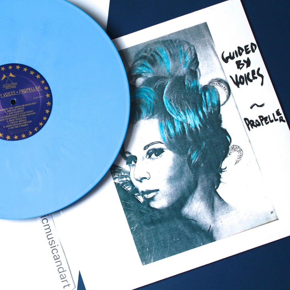LIMITED 500 LIGHT BLUE VINYL GUIDED BY VOICES PROPELLER LP COLOR MINT NEW GBV - Image 1 of 4