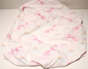 Hoja de unicornio mini cuna ajustada para cuna The Peanutshell *Sin paquete - Imagen 1 de 3