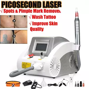Máquina láser de eliminación de tatuajes de cejas Picosegund ND YAG Q-Switch salón de belleza - Imagen 1 de 19