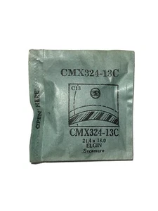 Vintage G-S Acrylic Watch Crystal Elgin Sycamore 21.4 x 18.0mm CMX324-13C - Picture 1 of 2