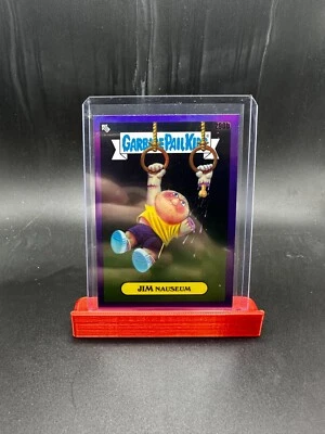 2024 Topps Chrome Garbage Pail Kids Series 7 Jim Nauseum Purple Refractor 290B - Image 1 of 2