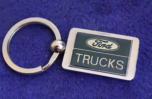 Ford Trucks Key Chain Key Ring Fob FoMoCo Blue Oval Accessory F 100 F 150 F 250 - Picture 1 of 4