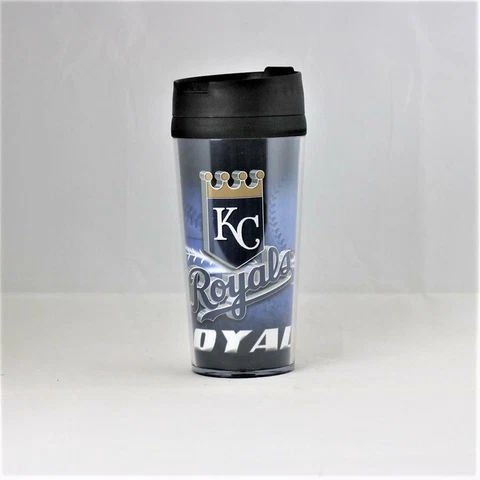 Kansas City Royals MLB Licensed 16oz Acrylic Tumbler Coffee Mug w/wrap Insert Cover