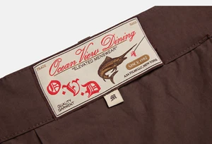 Pantaloni da pranzo Ocean View taglia L A24 Friendship Merch Tim Robinson Paul Rudd OOS - Foto 1 di 8