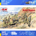 ICM 35031 - 1/35 - Soviet Sappers 3 soldiers, 1 sapper, donkey figure, dog