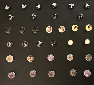 Pin de pañuelo/hiyab magnético auténtico turco. (Negro/Blanco) Envío Gratis Foto 1 de 2