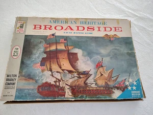 1962 AMERICAN HERITAGE BROADSIDE NAVAL BATTLE GAME - MILTON BRADLEY - KOMPLETT - Bild 1 von 8