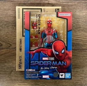 IN STOCK S.H.Figuarts Spider-Man New Red & Blue Suit (Spider-Man: No Way Home) - Picture 1 of 2